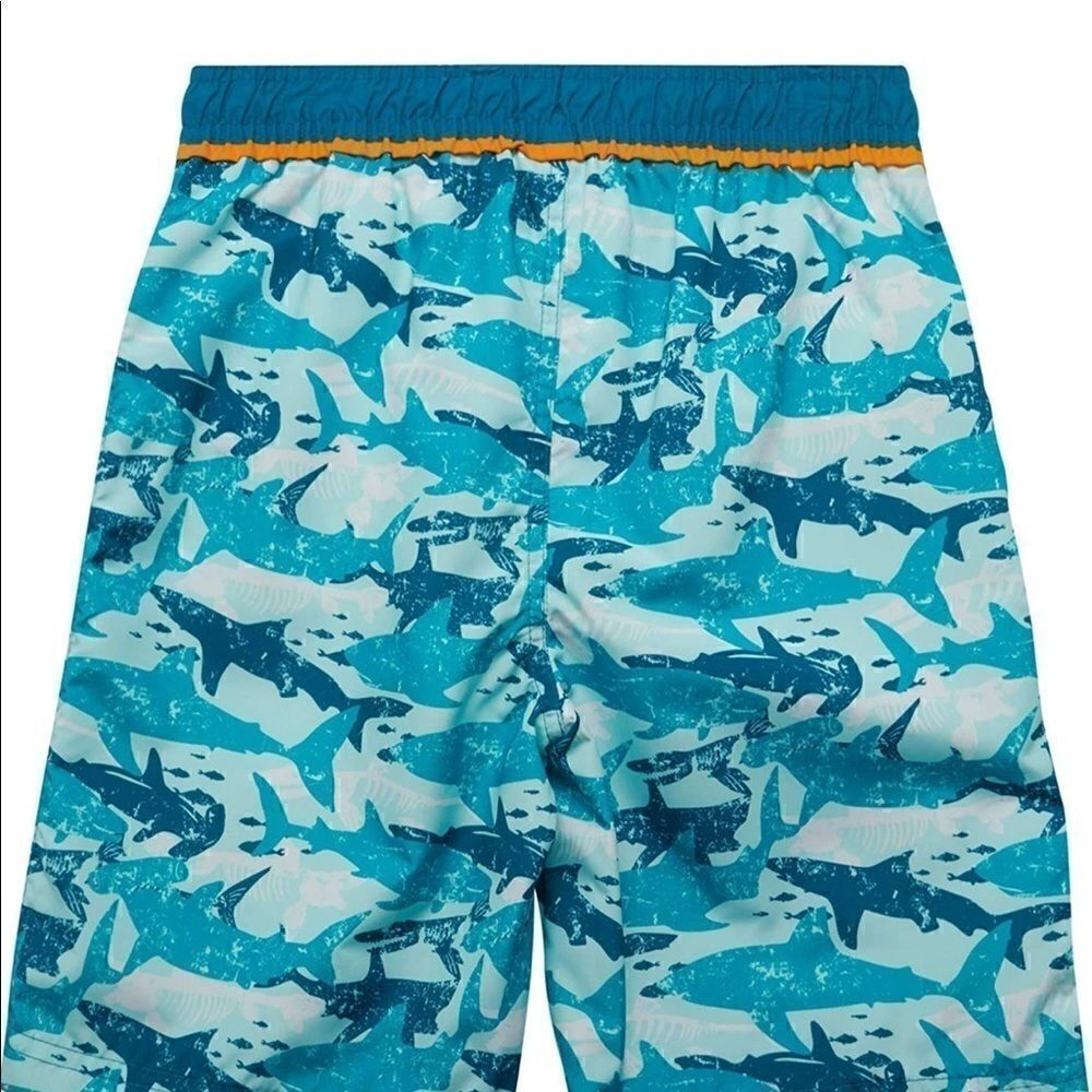 Big Chill Boys' Swim Trunks - UPF 50+ Quick Dry Shark Board Shorts Bathing Suit